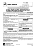 White Rodgers 11A79-2 Installation Instructions