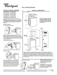Whirlpool WTW4800X User's Manual