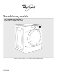 Whirlpool Washer W10385093A User's Manual