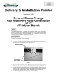 Whirlpool DP-009 User's Manual