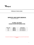 Whirlpool Ice Maker 470 User's Manual