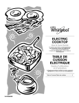 Whirlpool Cooktop W10458809B User's Manual