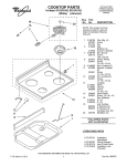 Whirlpool Cooktop RF315PCYN2 User's Manual