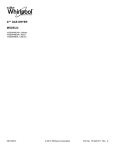 Whirlpool WGD94HEXL1 User's Manual