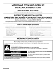 Whirlpool MK2167 User's Manual