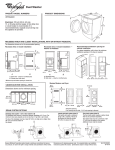 Whirlpool WFW9400V User's Manual