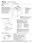 Whirlpool WDE101LV User's Manual