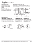 Whirlpool W10240438B User's Manual