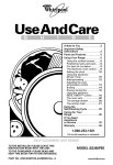 Whirlpool SS385PEE User's Manual