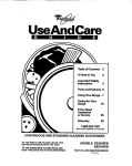 Whirlpool SS330PEB User's Manual