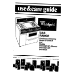 Whirlpool SF5140SR User's Manual