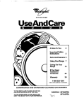 Whirlpool SF310PEA User's Manual