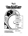 Whirlpool SC8630EB User's Manual