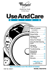 Whirlpool RS675PXE User's Manual