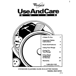 Whirlpool RS313PXY User's Manual