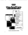 Whirlpool Roper RT20DKXDN00 User's Manual