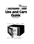 Whirlpool RJM 7800 User's Manual