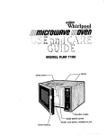 Whirlpool RJM 7100 User's Manual