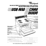 Whirlpool RJE-3700 User's Manual
