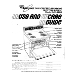 Whirlpool RJE-320-B User's Manual