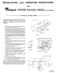 Whirlpool RHH 2300 User's Manual