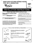 Whirlpool RH7630XL User's Manual