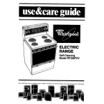 Whirlpool RF398PXV User's Manual