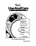 Whirlpool RF385PXY User's Manual