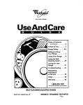 Whirlpool RF364BBD User's Manual