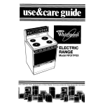 Whirlpool RF317PXX User's Manual