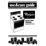 Whirlpool RF317PXW User's Manual