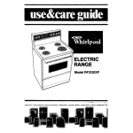 Whirlpool RF3120XP User's Manual