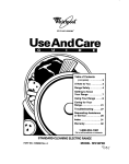 Whirlpool RF310PXD User's Manual