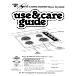 Whirlpool RC8200XK User's Manual