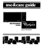 Whirlpool MWIOOOXW User's Manual