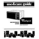 Whirlpool MW8100XR User's Manual
