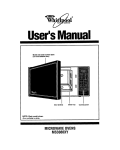 Whirlpool MS3080XY User's Manual