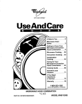 Whirlpool MH9115XB User's Manual
