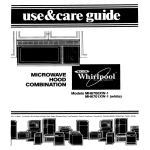 Whirlpool MH6700XW-1 User's Manual