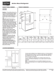 Whirlpool MFI2665XEB Dimension Guide