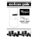 Whirlpool LT4900XM User's Manual
