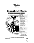 Whirlpool LSV9244DQ0 User's Manual