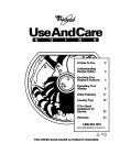 Whirlpool LSS7233AN0 User's Manual