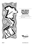 Whirlpool LSR6132HQ0 User's Manual