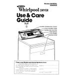 Whirlpool LE6680XK User's Manual