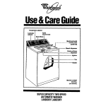 Whirlpool LA9320XY User's Manual