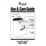 Whirlpool LA58OOXT User's Manual