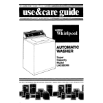 Whirlpool LA5380XM User's Manual