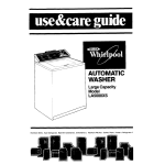 Whirlpool LA50000XS User's Manual
