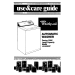 Whirlpool LA3400XP User's Manual